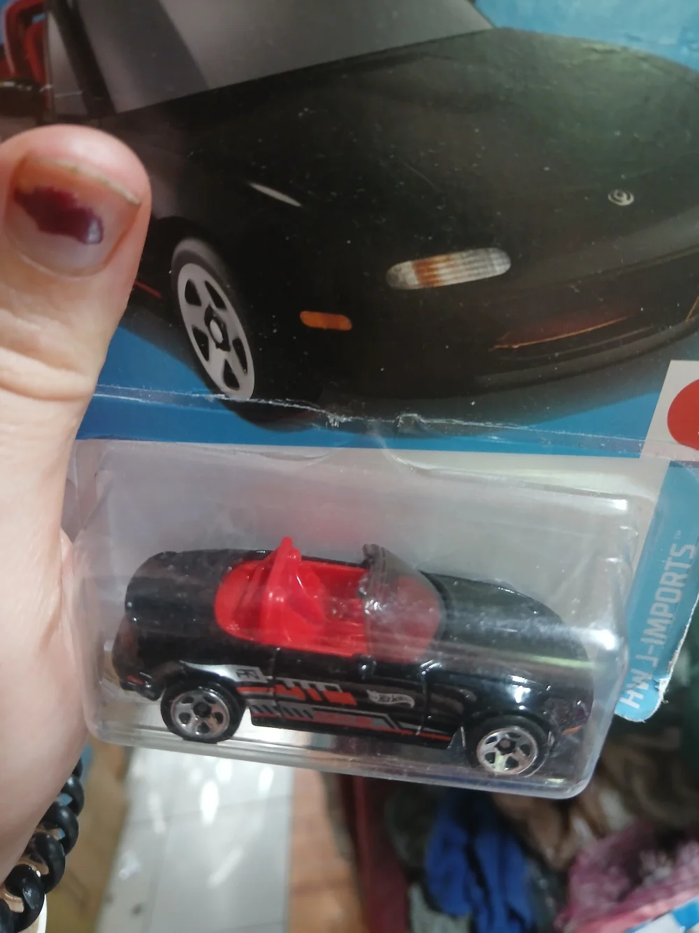 2024 Hot Wheels '91 Mazda MX-5 Miata in black from the HW J-Imports series.